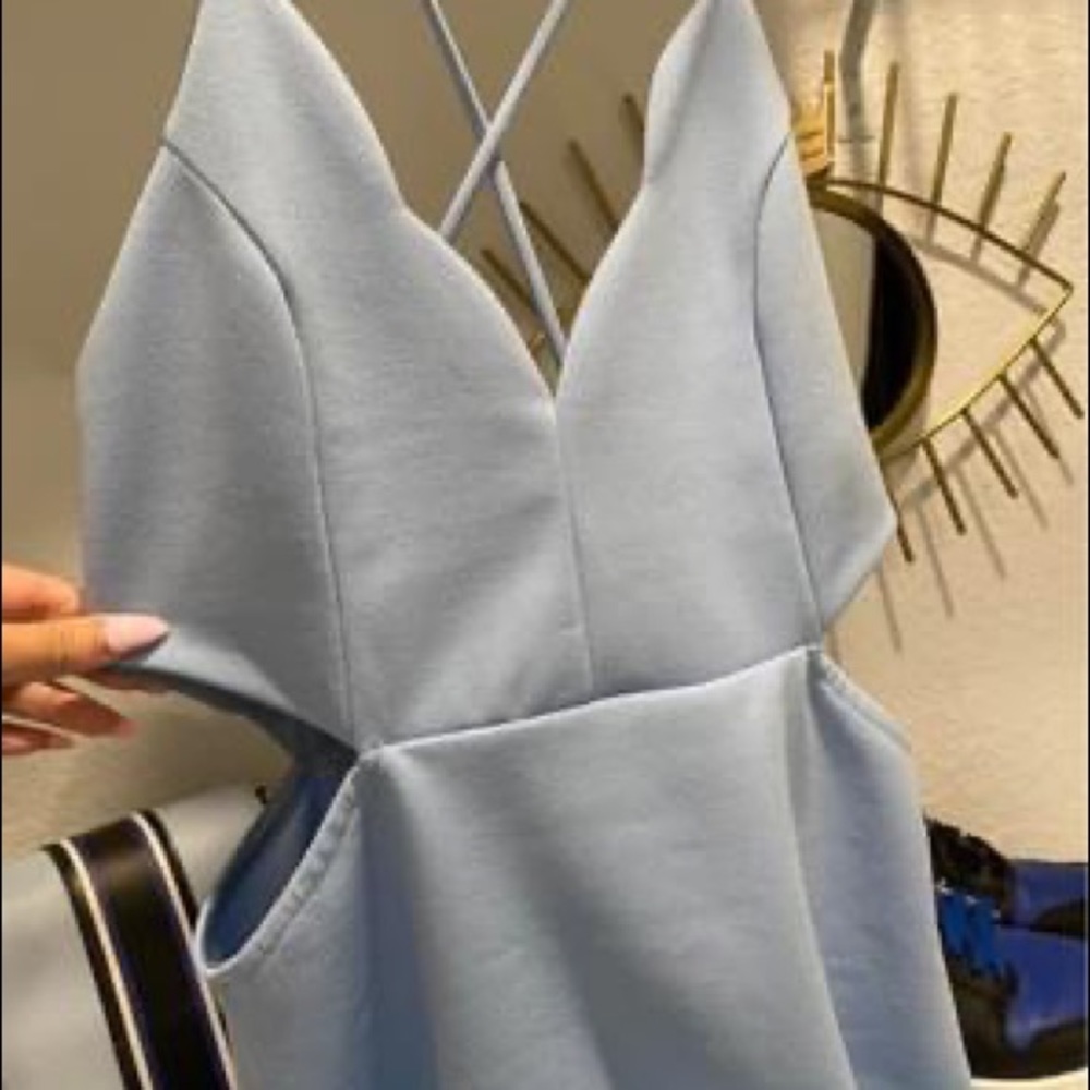 Blue Teen Angel Boutique mini dress